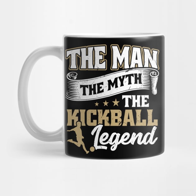 The Man The Myth The Kickball Legend Kickballer by Peco-Designs